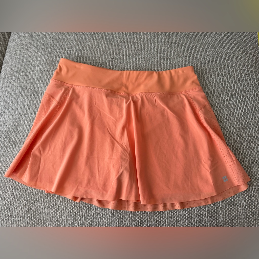 Womens Sweaty Betty Orange Athletic Skort